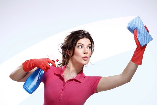 Detailed hard floor inspection by Leah Cleaning Maids
